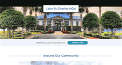 Desktop Screenshot of lakestcharleshoa.org